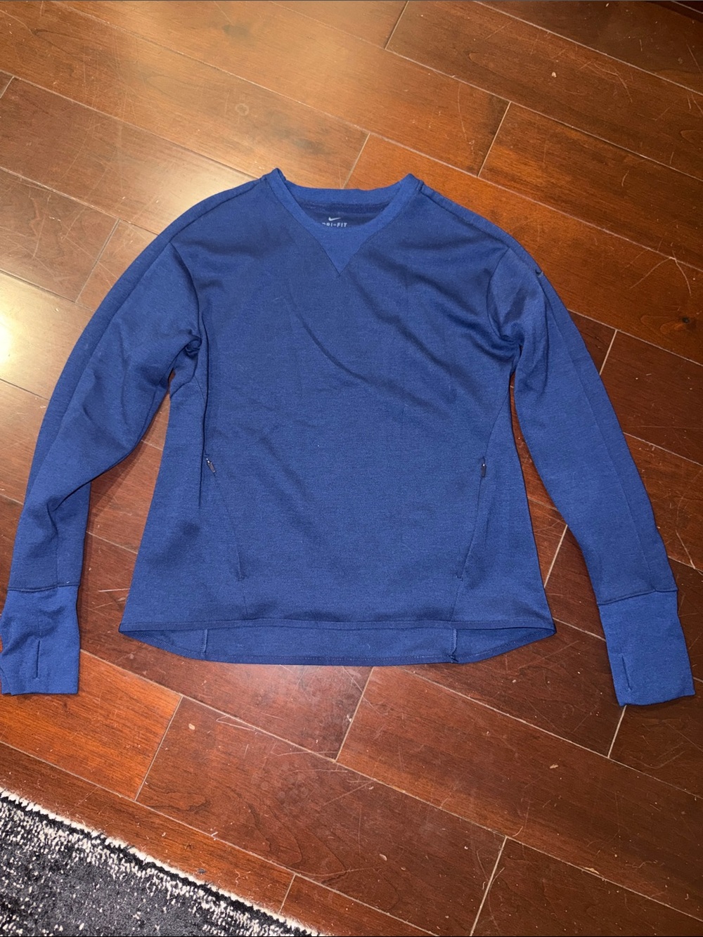 NWOT Navy Blue Long Sleeve Crew Neck Sweatshirt Size Small